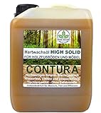 CONTURA Hartwachsöl High Solid Holzschutz Holzöl Parkett Fussboden Treppen Möbel Öl Wachs Holzwachs 2,5 Liter Farblos anfeuernd Hartöl*