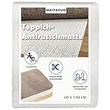 Teppich Antirutschmatte 60 x 150 cm Premium Teppichunterlage rutschfest Gleitschutz Teppich Stopper Zuschneidbar Rutschmatte Universal für Teppich Schubladen Regale Tablett