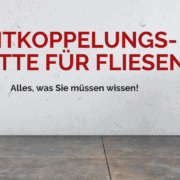 Entkoppelungsmatte für Fliesen